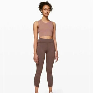 Lululemon Going Strong Tight 25"Cherry Cola